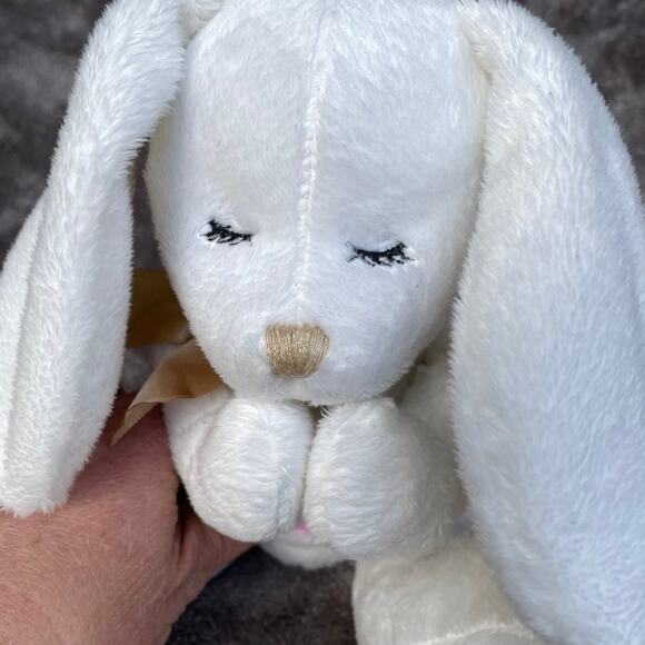 Dan Dee Praying Bunny Plush 8" Talking Now I Lay Me Down To Sleep Rabbit Stuffed - Picture 2 of 10